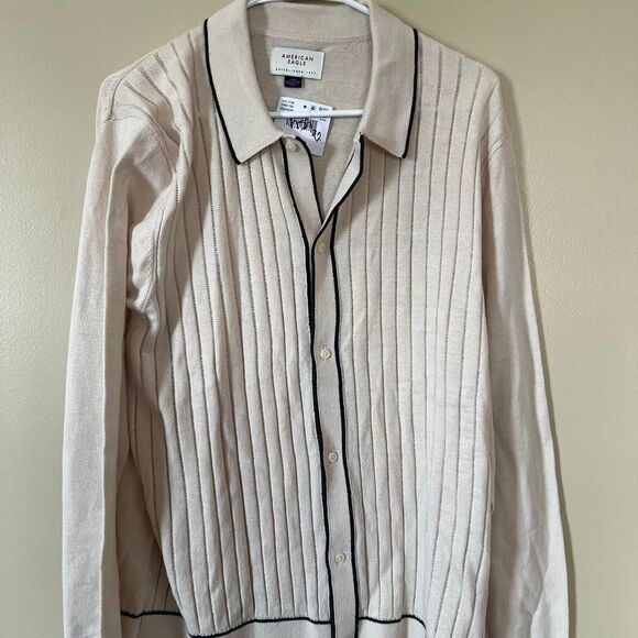 American-eagle-outfitters Women's Cream and White Cardigan - Picture 1 of 3